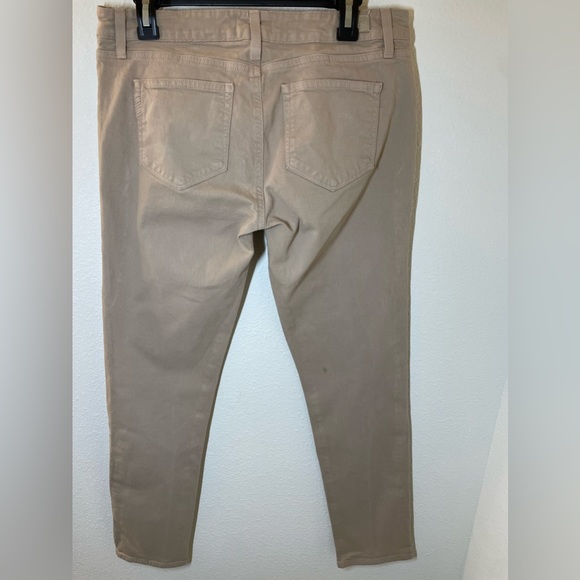 Paige Tan Skyline Ankle Peg Skinny Fit Stretchy Side Waist Jeans Women’s Size 30 - Picture 3 of 9